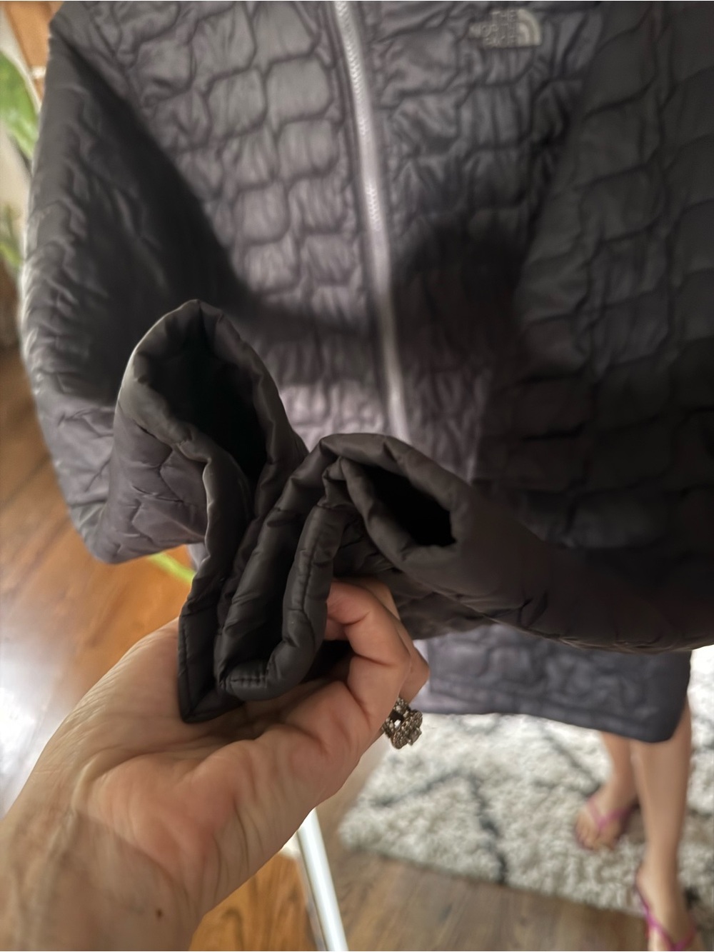 The North Face boys xl Black Quilted Puffer Jacket - Picture 6 of 11